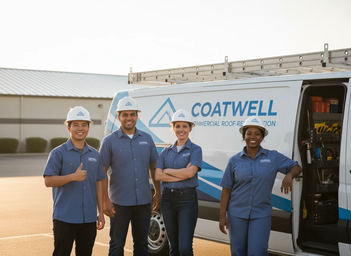 Commercial roof coating company in Tribune, KS